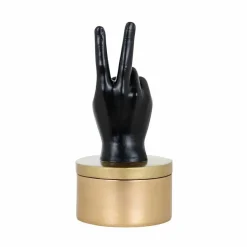 Richmond Interiors Juwelen box Justa zwart goud