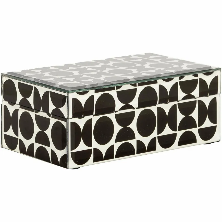 Richmond Interiors Juwelen box Vivian klein zwart