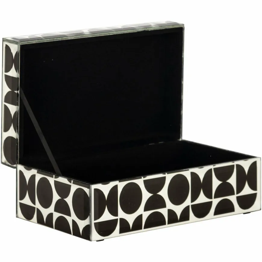 Richmond Interiors Juwelen box Vivian klein zwart