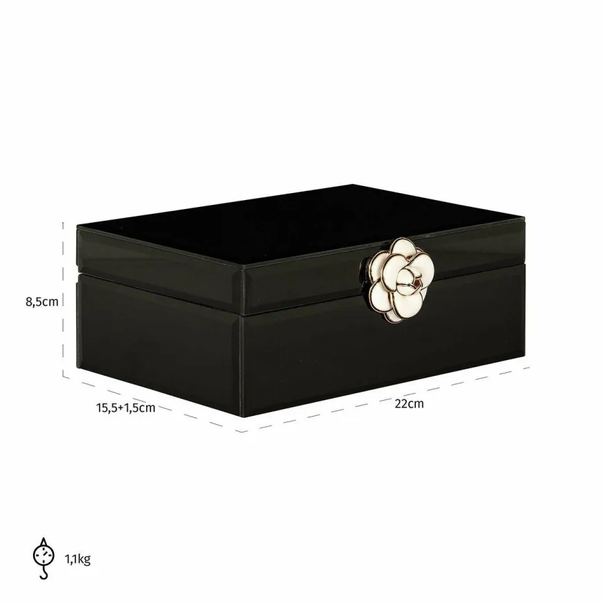 Richmond Interiors Juwelen box Vivy klein zwart