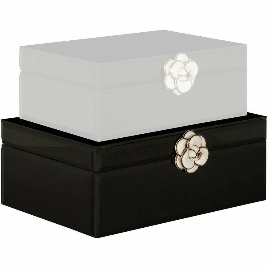 Richmond Interiors Juwelen box Vivy groot zwart