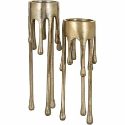 Richmond Interiors Kandelaar Lorin klein geborsteld goud