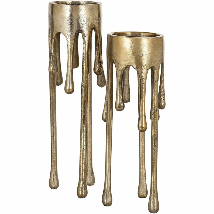 Richmond Interiors Kandelaar Lorin klein geborsteld goud