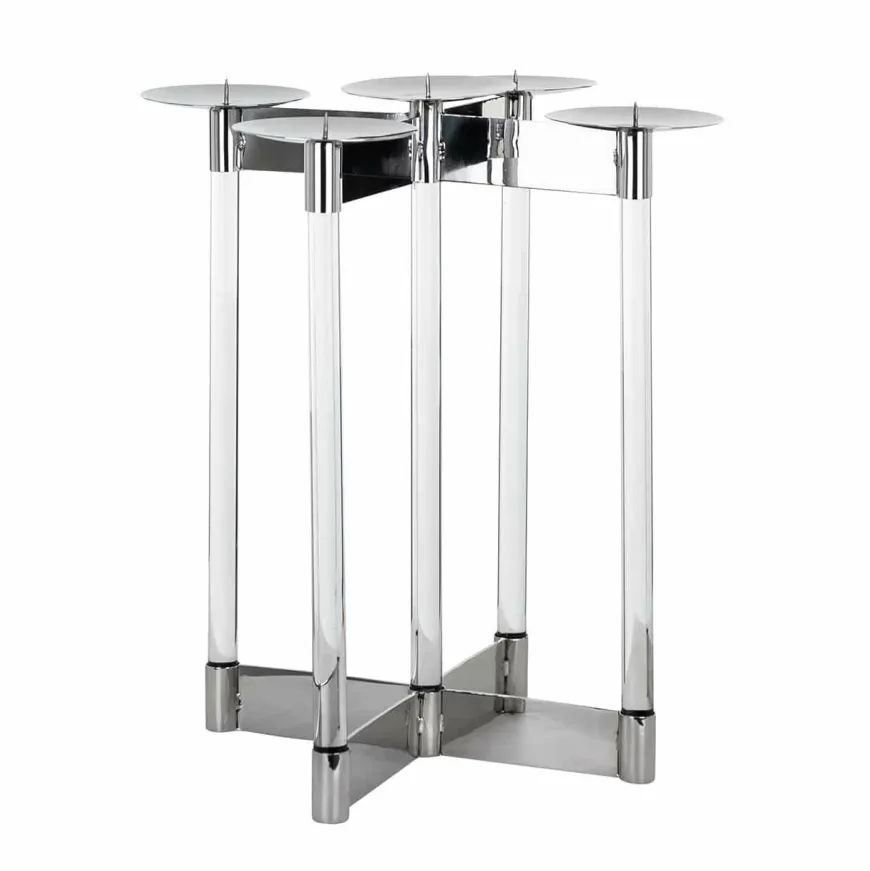 Richmond Interiors Kandelaar Yaira silver (Silver)
