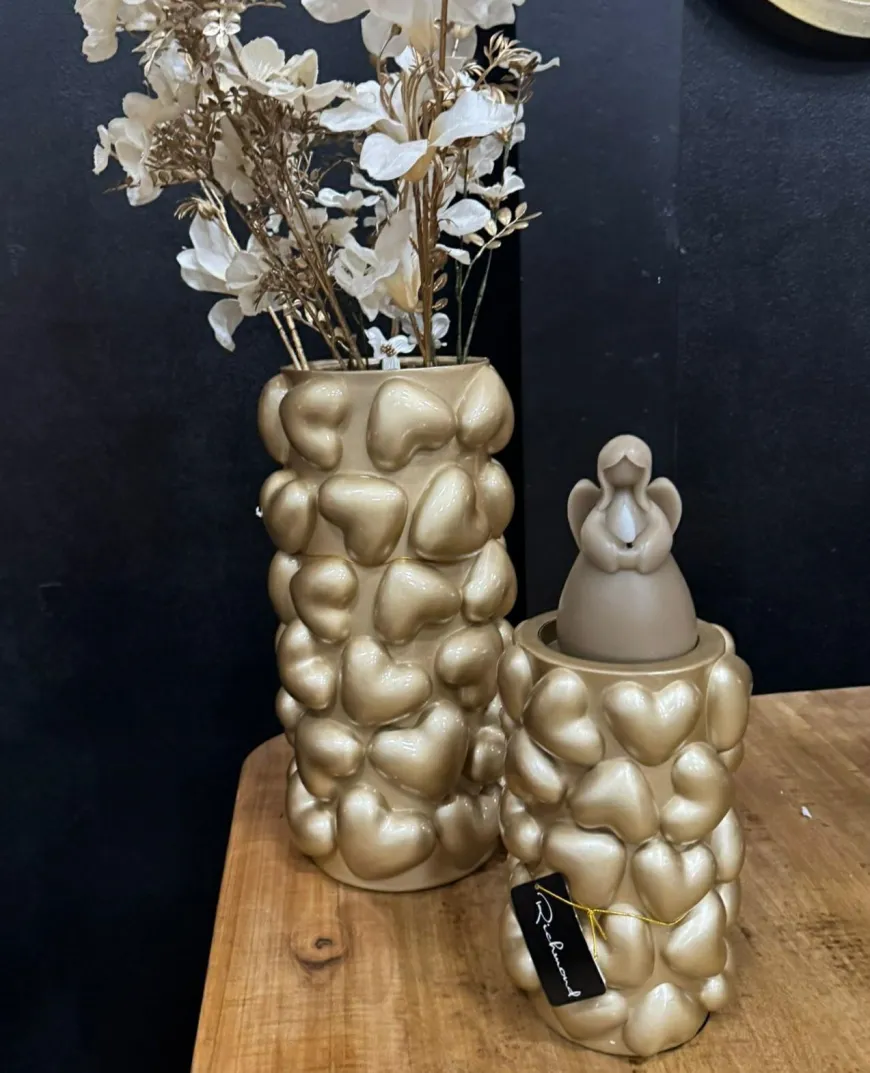 Richmond Interiors Kandelaar Anne hearts klein Goud