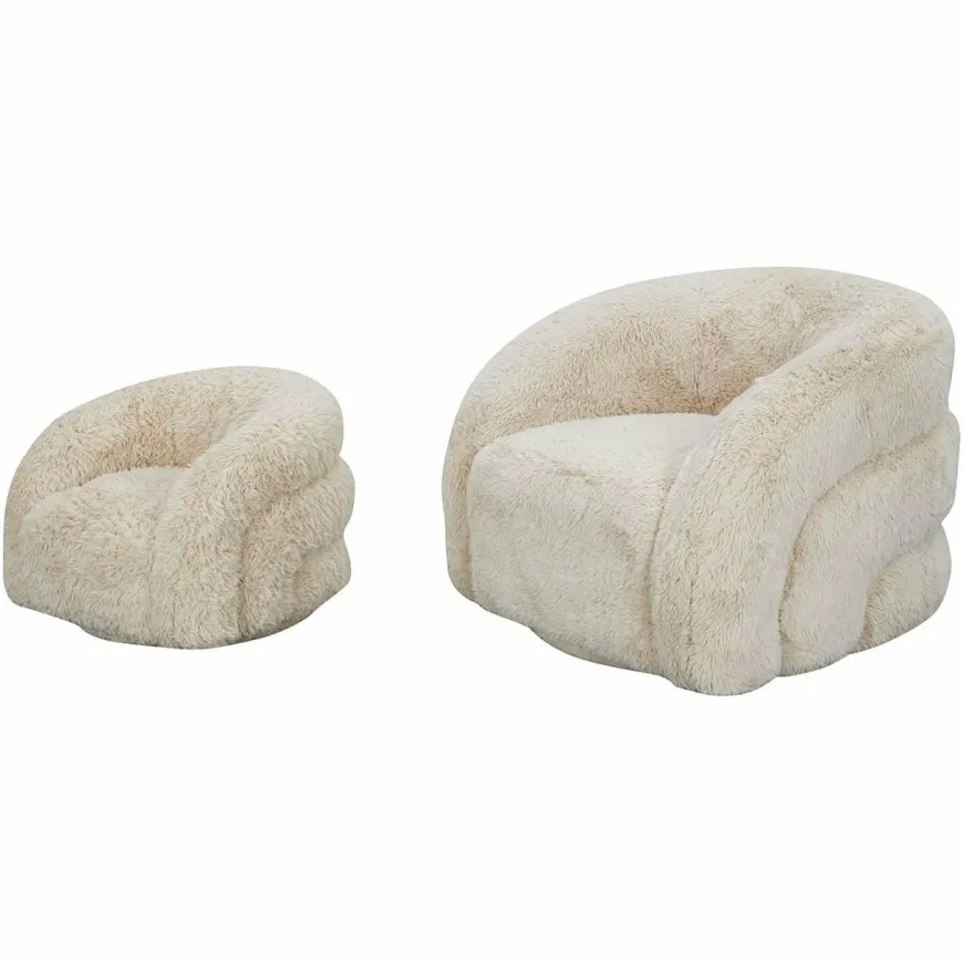Richmond Interiors Kids draaifauteuil Lenny Yakety Yak Sand