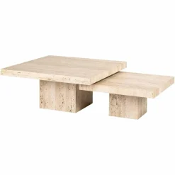 Richmond Interiors La Cantera vierkante salontafel set van 2