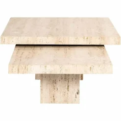 Richmond Interiors La Cantera vierkante salontafel set van 2