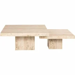Richmond Interiors La Cantera vierkante salontafel set van 2