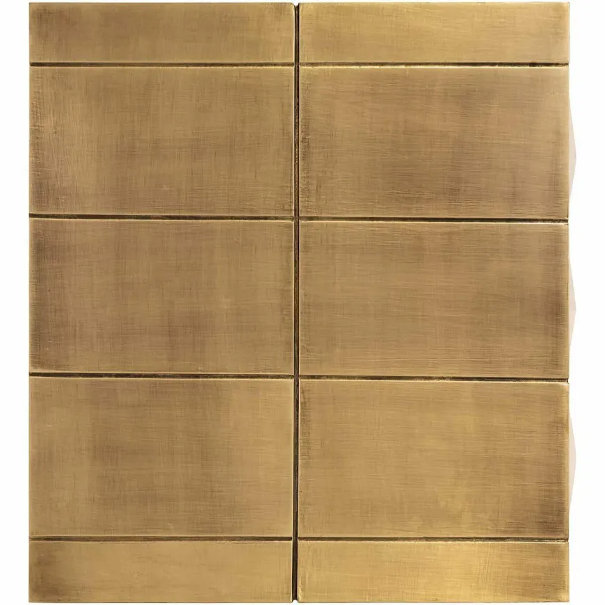 Richmond Interiors Ladenkast Collada 3-laden (Brushed Gold)