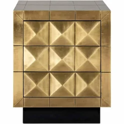 Richmond Interiors Ladenkast Collada 3-laden (Brushed Gold)
