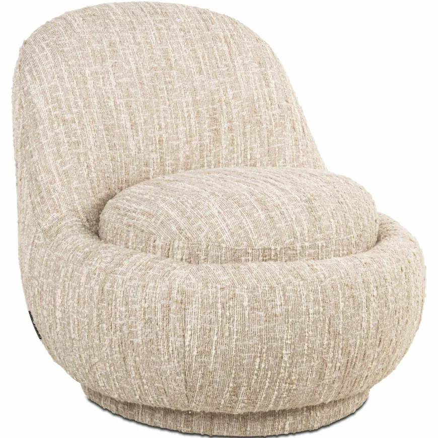 Richmond Interiors Lounge stoel Arlanda beige angora