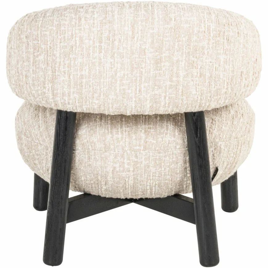 Richmond Interiors Lounge stoel Ornella beige angora
