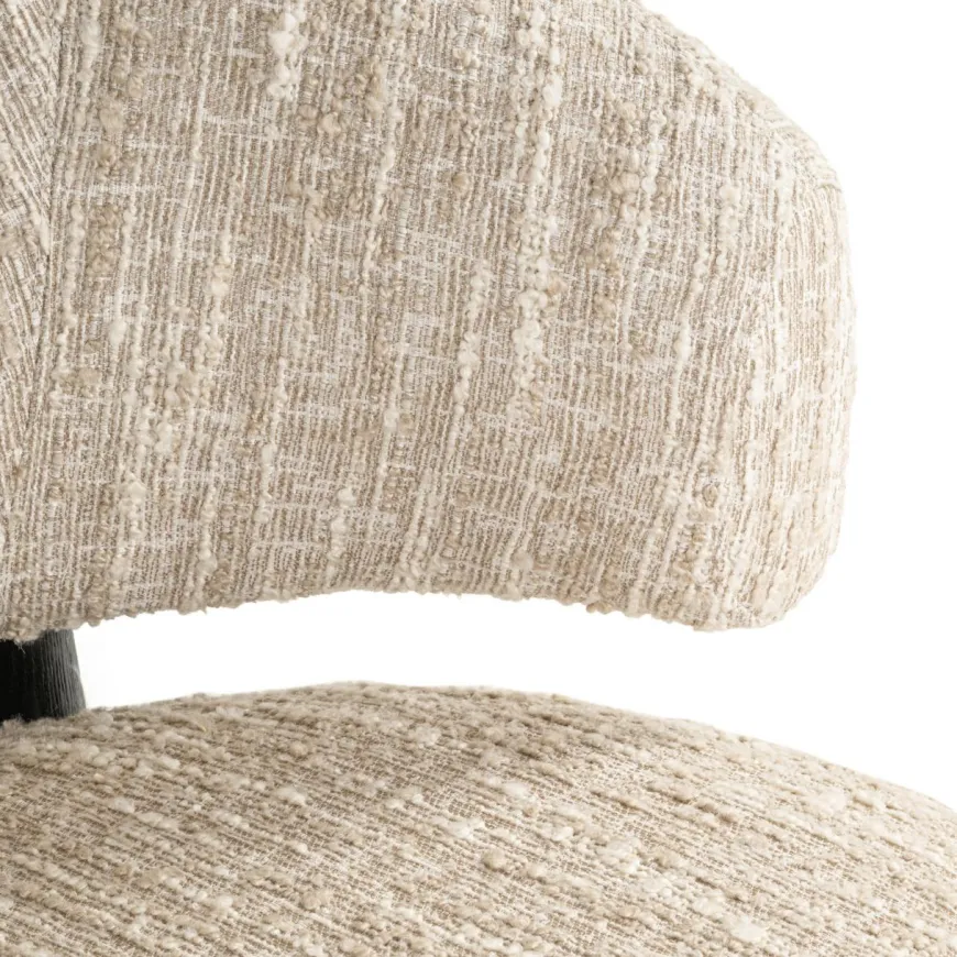Richmond Interiors Lounge stoel Ornella beige angora