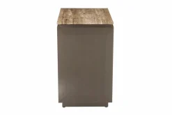 Richmond Interiors Nachtkastje Russo brown 3-drawers