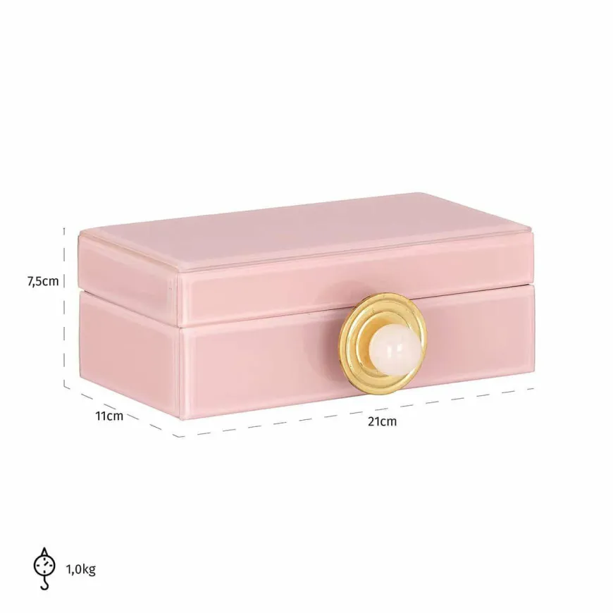 Richmond Interiors Opbergbox Jamila klein roze