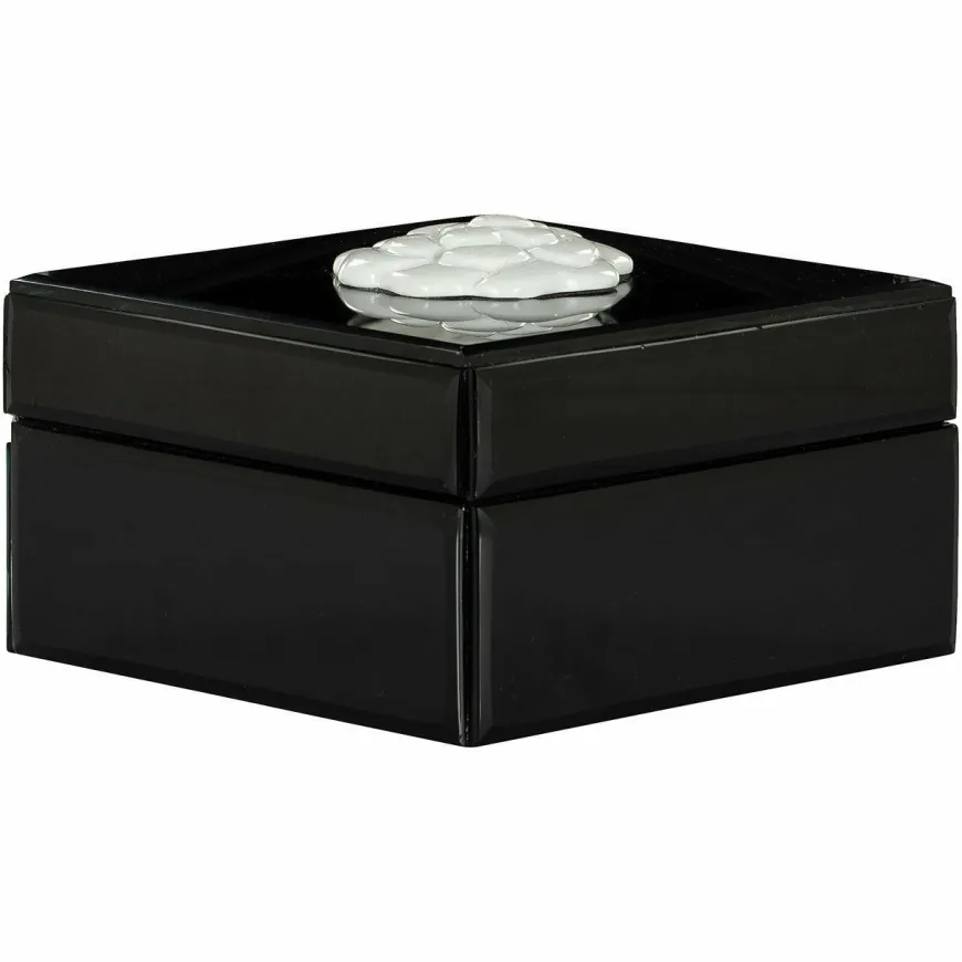 Richmond Interiors Opbergdoos Lune zwart / wit