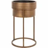 Richmond Interiors Plantenbak Chadd geborsteld Goud