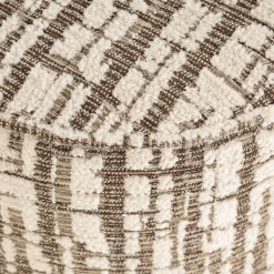 Richmond Interiors Poef Lexie 45Ø cream dalia 11