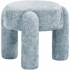 Richmond Interiors Poef Holly Bergen 602 Light blue Chenille