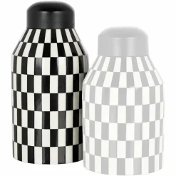 Richmond Interiors Pot Malou groot zwart / wit