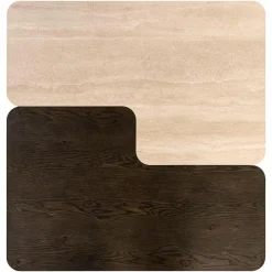Richmond Interiors Salontafel Nando set van 2 Bruin