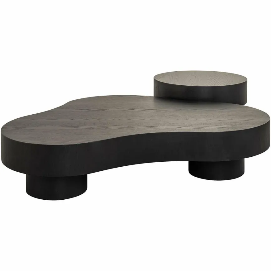 Richmond Interiors Salontafel Bogor set van 2 dark coffee Dark coffee