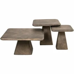 Richmond Interiors Salontafel Marlie gold (Set van 3)