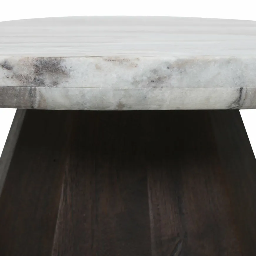 Richmond Interiors Salontafel Oberoy Blush beige 80Ø