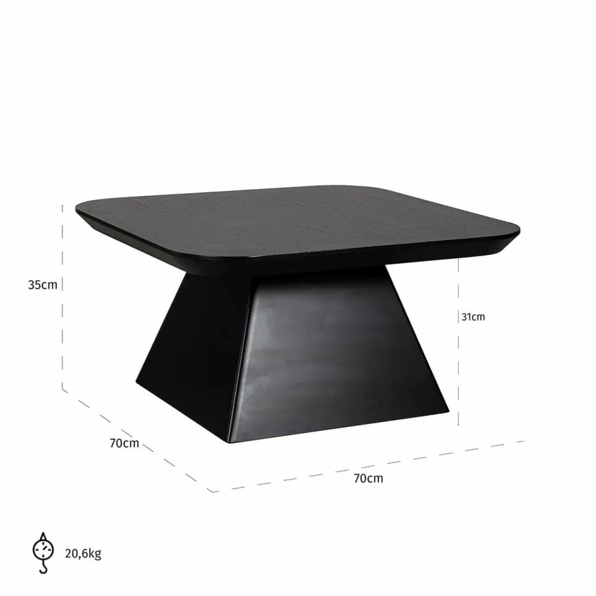 Richmond Interiors Salontafel Bonvoy Zwart
