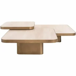 Richmond Interiors Salontafel Cumulus beige (Set van 3)