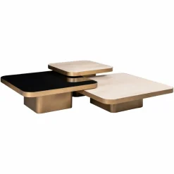Richmond Interiors Salontafel Cumulus beige (Set van 3)