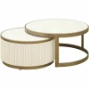 Richmond Interiors Salontafel Tivoli set van 2 Wit