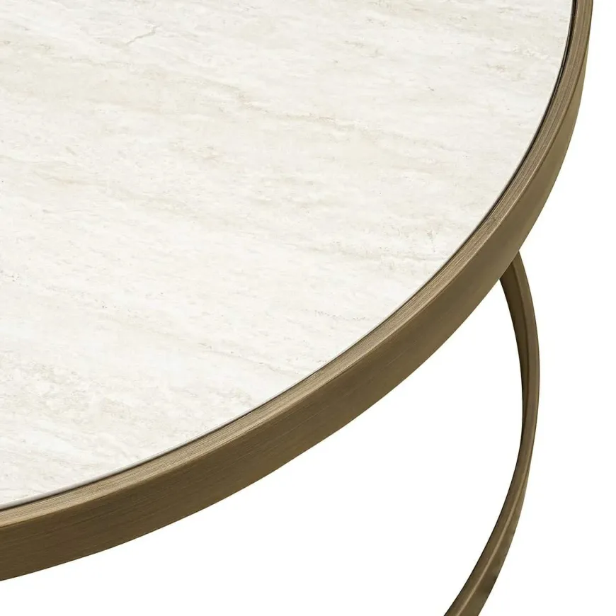 Richmond Interiors Salontafel Tivoli set van 2 Wit
