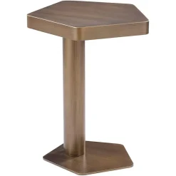 Richmond Interiors Sofatafel Hexa geborsteld Goud