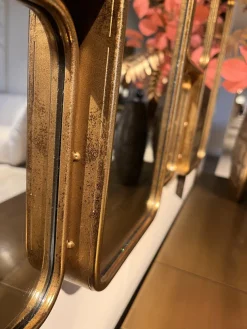 Richmond Interiors Spiegel Birche met 16 spiegels (Goud)