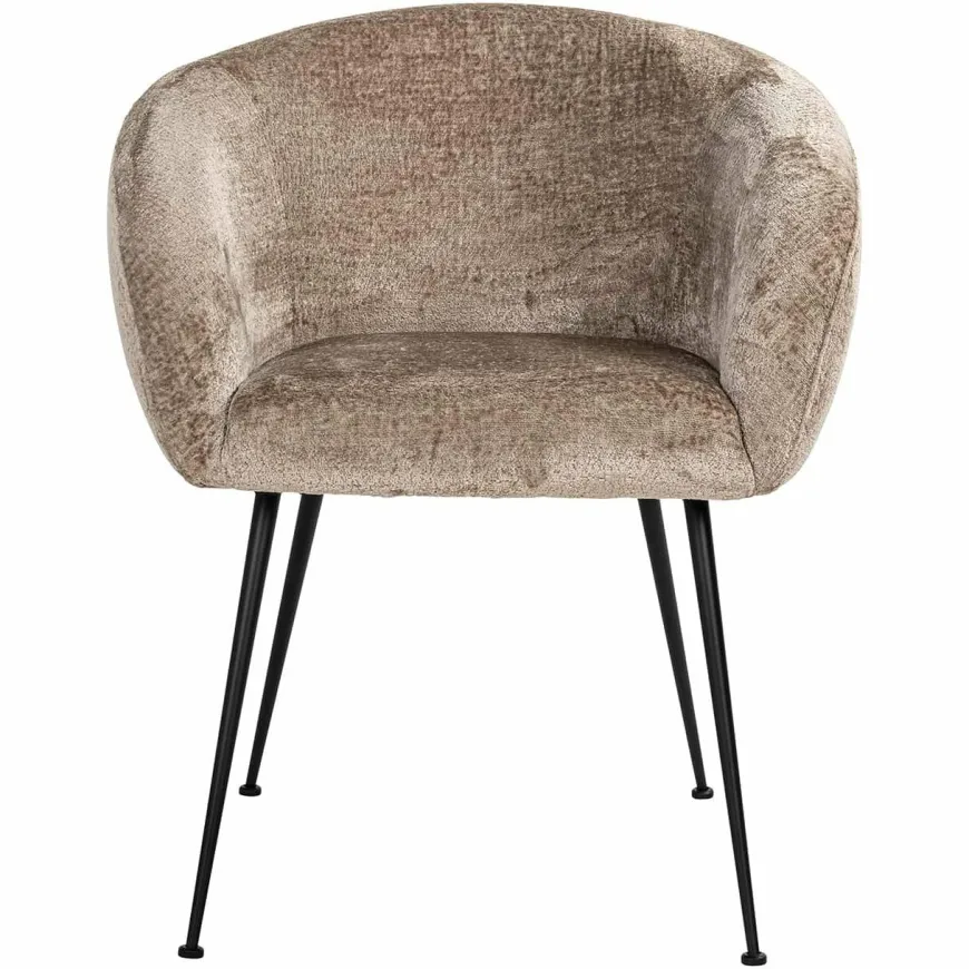 Richmond Interiors Stoel Ruby Bergen 104 taupe chenille