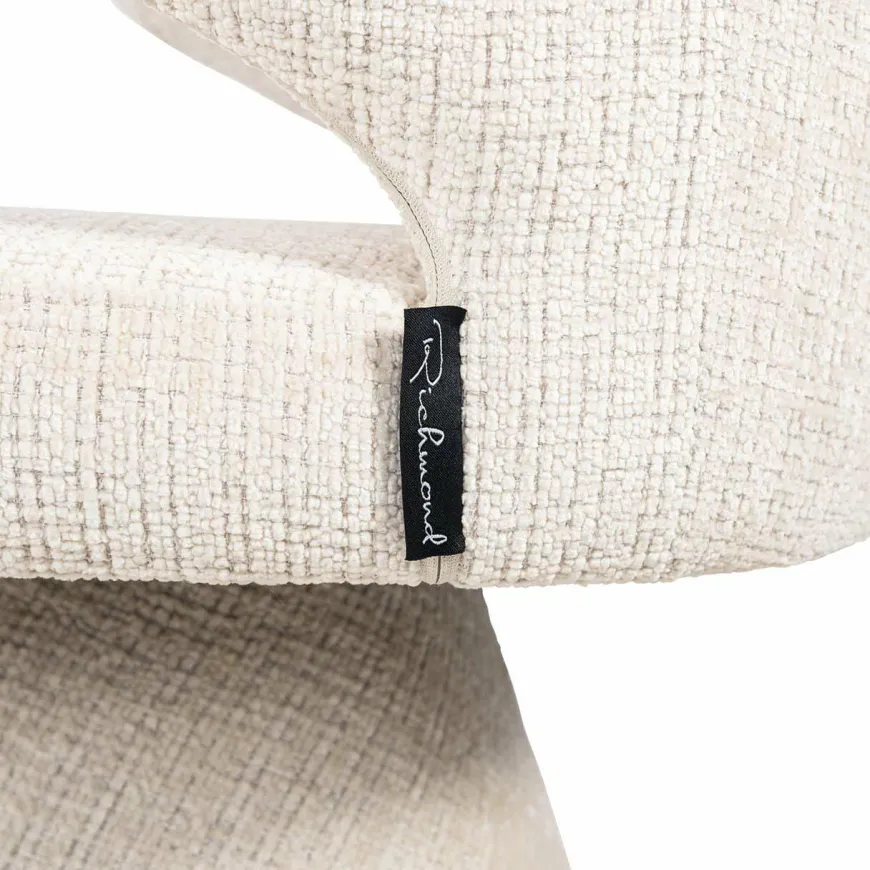 Richmond Interiors Stoel Gatsbi beige chenille