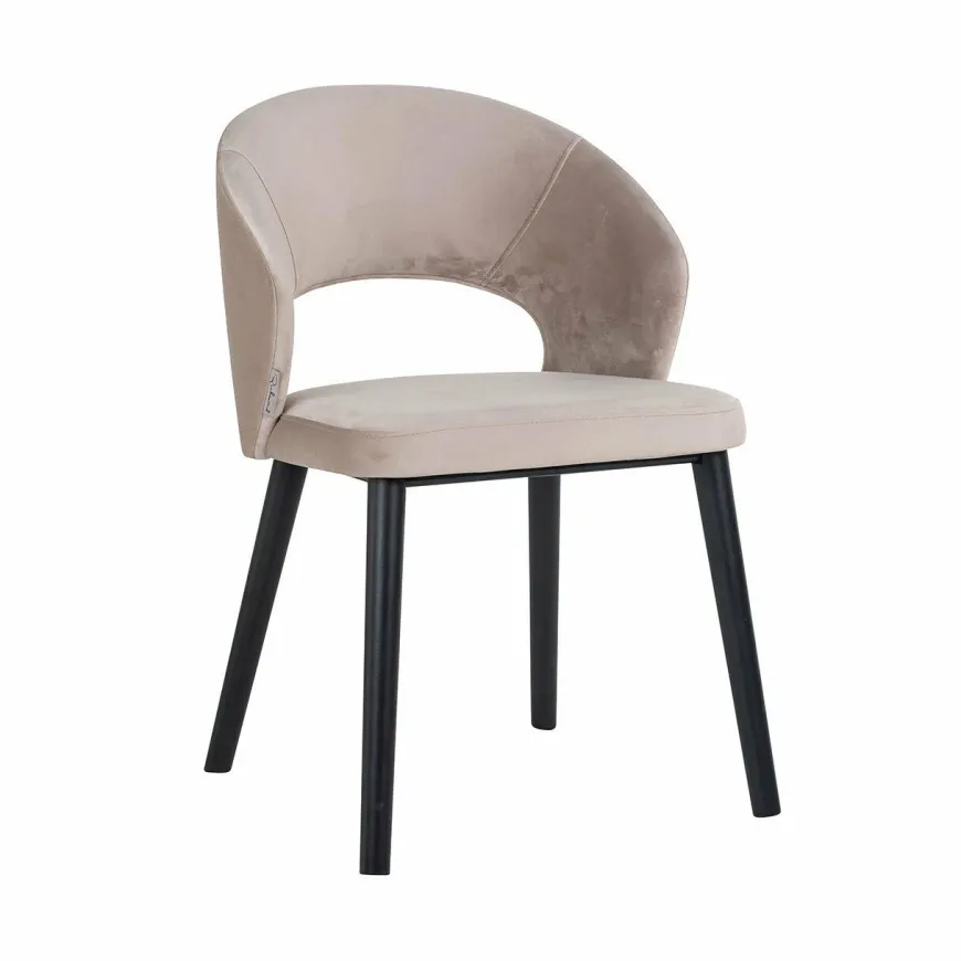 Richmond Interiors Stoel Savoy khaki velvet (Quartz Khaki 903)