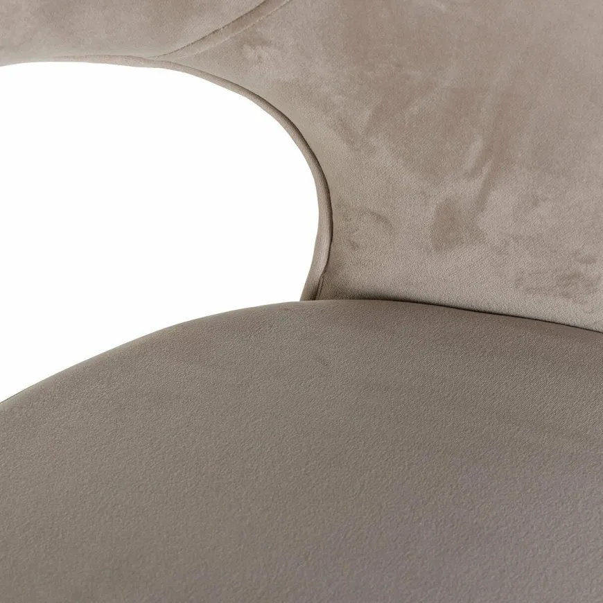 Richmond Interiors Stoel Savoy khaki velvet (Quartz Khaki 903)