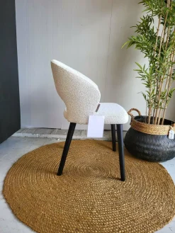 Richmond Interiors Stoel Savoy white bouclé - Showroommodel