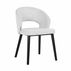 Richmond Interiors Stoel Savoy white bouclé - Showroommodel