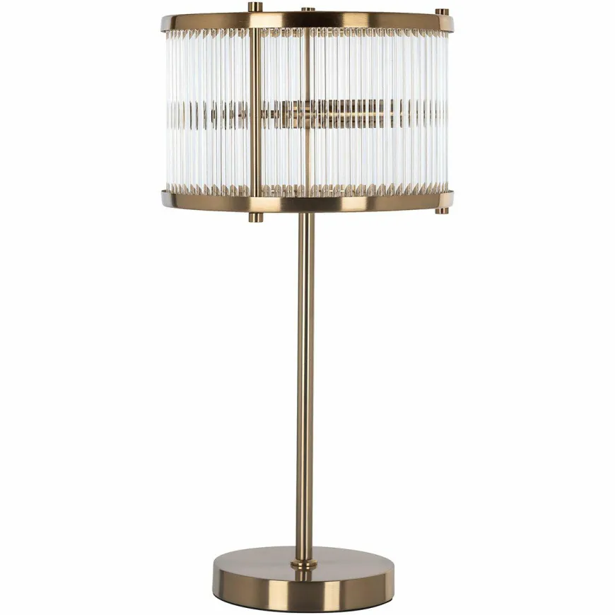 Richmond Interiors Tafellamp Loiza (Brushed Gold)