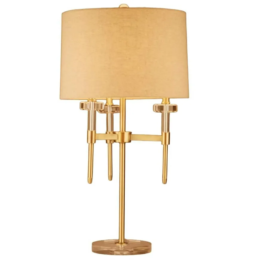 Richmond Interiors Tafellamp Josie geborsteld Goud