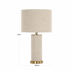 Richmond Interiors Tafellamp Joline Beige