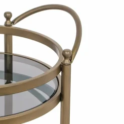 Richmond Interiors Trolley Hendricks brass Brushed Goud
