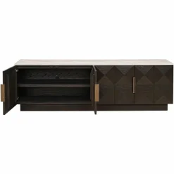 Richmond Interiors Tv-dressoir Claremont 4-deurs Bruin