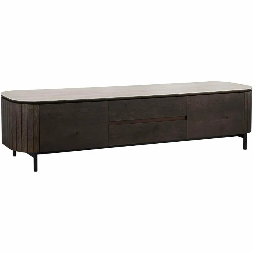 Richmond Interiors Tv-dressoir Ritz 2-deurs 1-la Bruin