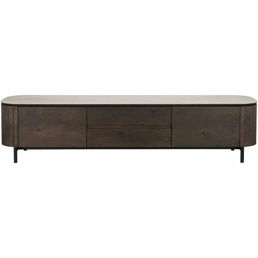 Richmond Interiors Tv-dressoir Ritz 2-deurs 1-la Bruin