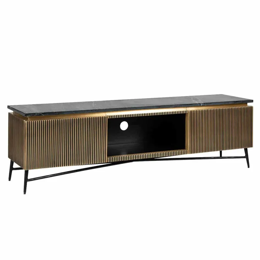 Richmond Interiors TV-Dressoir Ironville 2-deuren (Gold)